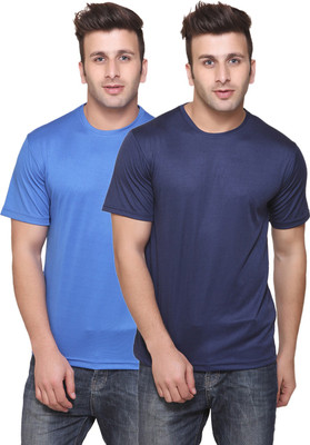 Concepts Solid Men Round Neck Multicolor T-Shirt