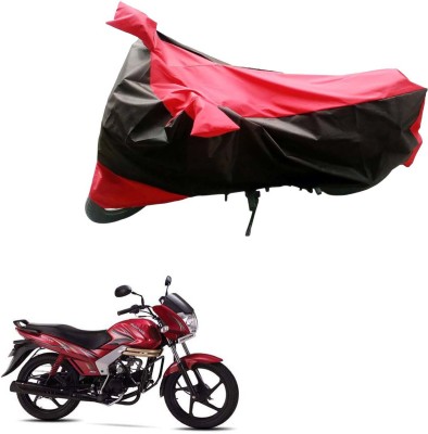 PRIMEAUTOZ Two Wheeler Cover for Mahindra(Centuro, Black, Red)