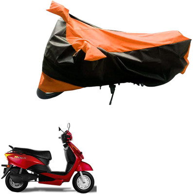 Ak Automotive Two Wheeler Cover for Indus(Yo Spark, Black, Orange)
