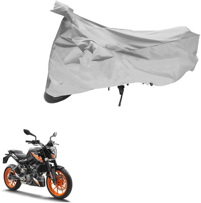 AutoVision Two Wheeler Cover for KTM(Duke 200, Silver)