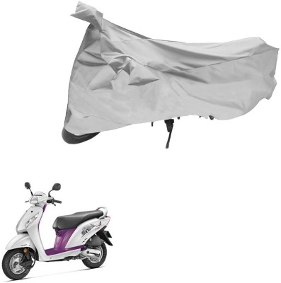 AK Art Two Wheeler Cover for Honda(Activa i, Silver)