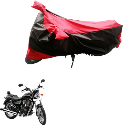 JVG Two Wheeler Cover for Royal Enfield(Thunderbird 350, Black, Red)