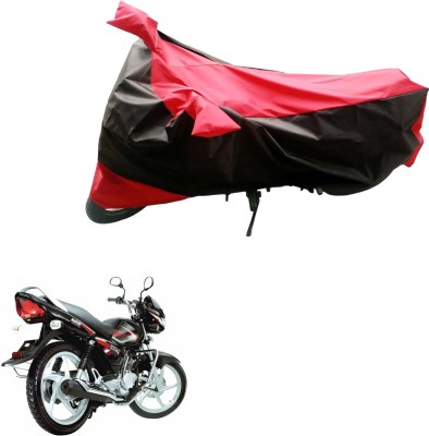 PRIMEAUTOZ Two Wheeler Cover for Suzuki(Zeus, Black, Red)