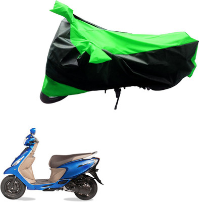 MMSSTAR Waterproof Two Wheeler Cover for TVS(Zest, Black, Green)