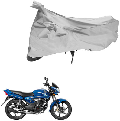 AutoVision Two Wheeler Cover for Honda(CB Shine, Silver)