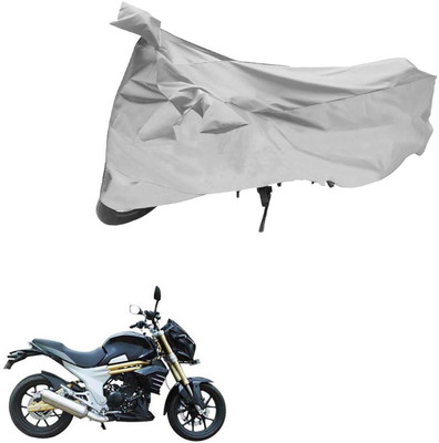 PRIMEAUTOZ Two Wheeler Cover for Mahindra(Mojo, Silver)