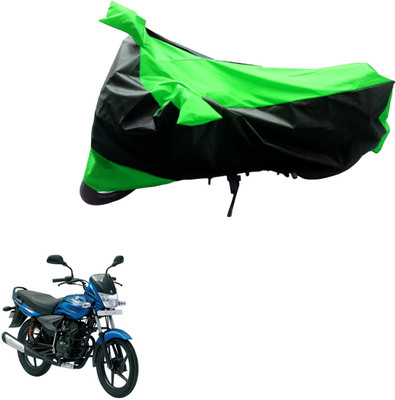 Ak Automotive Two Wheeler Cover for Bajaj(Platina, Black, Green)