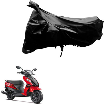 JVG Two Wheeler Cover for Suzuki(Let's, Black)