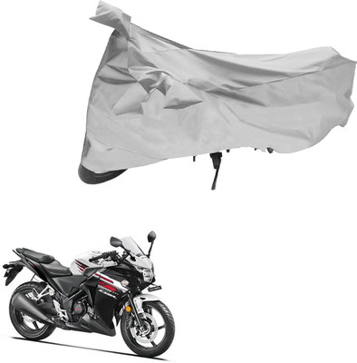 AutoVision Two Wheeler Cover for Honda(CBR 250R, Silver)