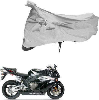 Ak Automotive Two Wheeler Cover for Honda(CBR 1000RR, Silver)