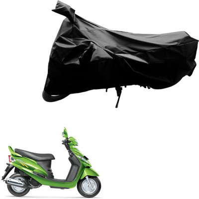 AutoVision Two Wheeler Cover for Mahindra(Rodeo RZ, Black)