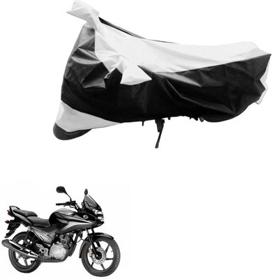 JVG Two Wheeler Cover for Honda(CBF Stunner, Black, Silver)