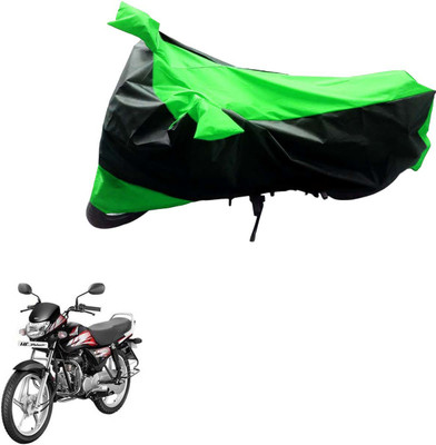 AK Art Two Wheeler Cover for Honda(CD deluxe, Black, Green)