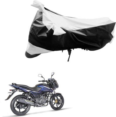 PRIMEAUTOZ Two Wheeler Cover for Bajaj(Black, Silver)