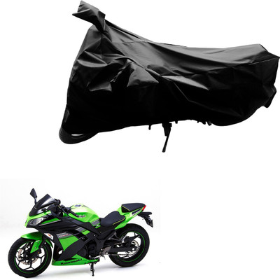AK Art Two Wheeler Cover for Kawasaki(Ninja 300, Black)