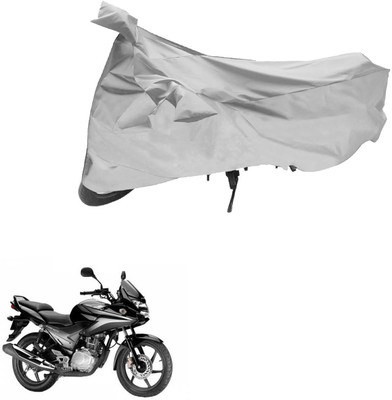 Ak Automotive Two Wheeler Cover for Honda(CBF Stunner, Silver)