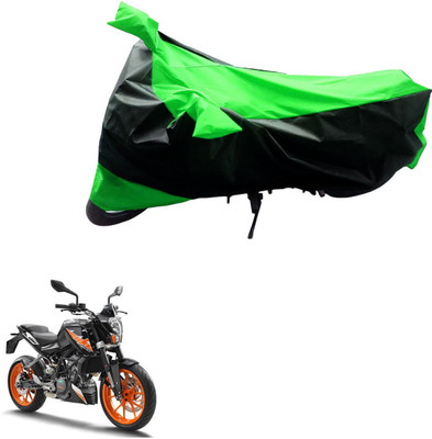 AK Art Two Wheeler Cover for KTM(Duke 200, Black, Green)