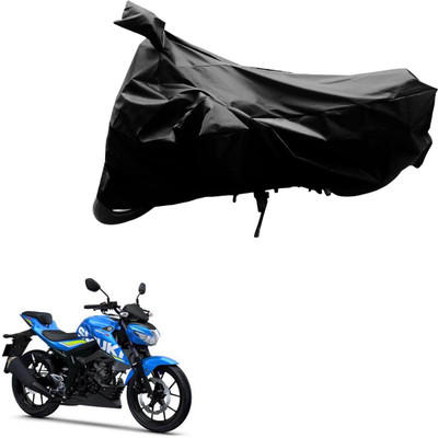 AutoVision Two Wheeler Cover for Suzuki(GSX, Black)