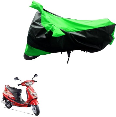 PRIMEAUTOZ Two Wheeler Cover for Mahindra(Gusto, Black, Green)