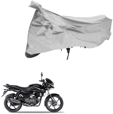 AK Art Two Wheeler Cover for Bajaj(Pulsar 150, Silver)