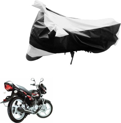 Ak Automotive Two Wheeler Cover for Suzuki(Zeus, Black, Silver)