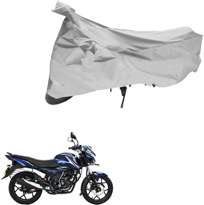 JVG Two Wheeler Cover for Bajaj(Discover 125 DTS-i, Silver)