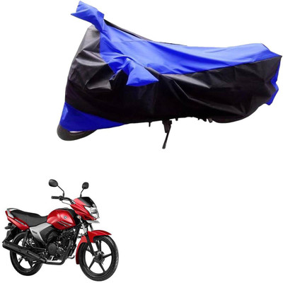 Mdstar Waterproof Two Wheeler Cover for Honda(CBF, Black, Blue)