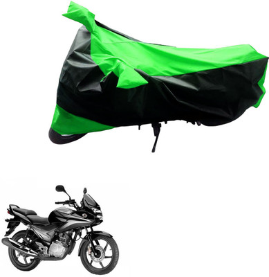 JVG Two Wheeler Cover for Honda(CBF Stunner, Black, Green)