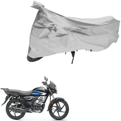 AutoVision Two Wheeler Cover for Honda(CD, Silver)
