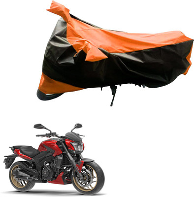 AK Art Two Wheeler Cover for Bajaj(Dominar, Black, Orange)