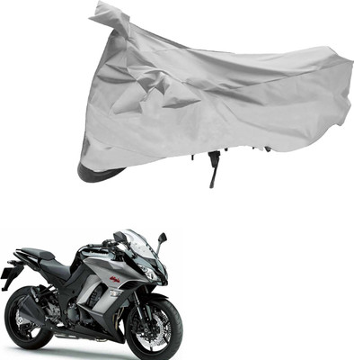 AutoVision Two Wheeler Cover for Kawasaki(Ninja 1000, Silver)