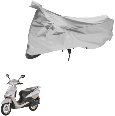 AutoVision Two Wheeler Cover for Indus(Yo EXL, Silver)