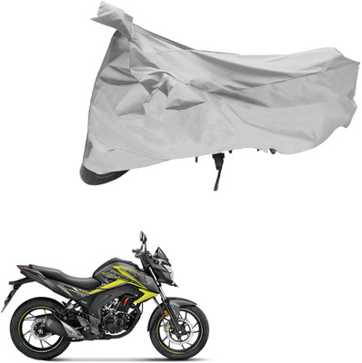 AK Art Two Wheeler Cover for Honda(CB Hornet 160, Silver)