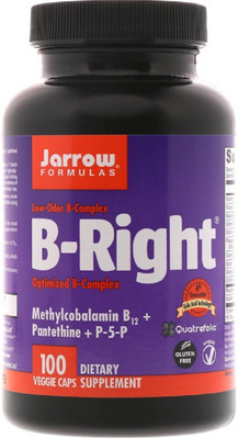 Jarrow Formulas B-Right, 100 Veggie Caps(100 No)