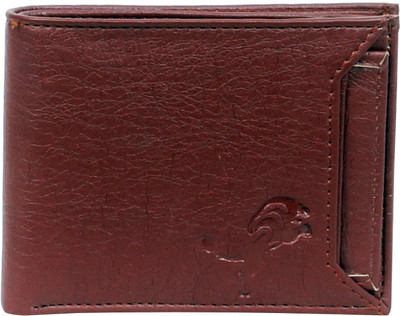 IBEX Men Brown Artificial Leather Wallet(3 Card Slots)