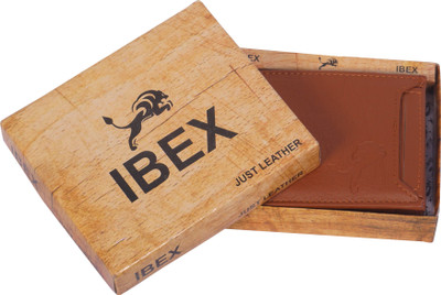 IBEX Men Tan Artificial Leather Wallet(6 Card Slots)