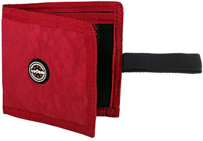 10% OFF on VIAGGI Men & Women Red Fabric Wallet(1 Card Slot)