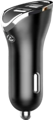 ARU 12 W Qualcomm Certified Turbo Car Charger(Black, With USB Cable)