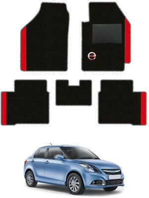 elegant Polypropylene Standard Mat For  Maruti Suzuki Swift Dzire(Black, Red)