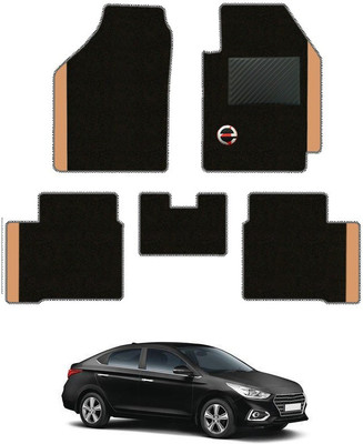 elegant Polypropylene Standard Mat For  Hyundai Verna(Black, Beige)