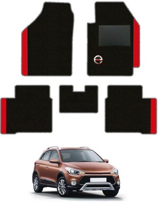 elegant Polypropylene Standard Mat For  Hyundai i20 Active(Black, Red)