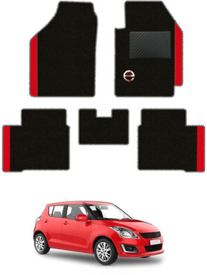 elegant Polypropylene Standard Mat For  Maruti Suzuki Swift(Black, Red)