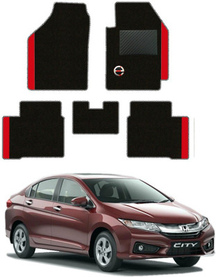 elegant Polypropylene Standard Mat For  Honda City(Black, Red)