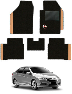 elegant Polypropylene Standard Mat For  Honda New City(Black, Beige)