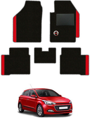elegant Polypropylene Standard Mat For  Hyundai Elite i20(Black, Red)