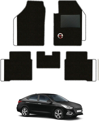 elegant Polypropylene Standard Mat For  Hyundai Verna(Black, White)