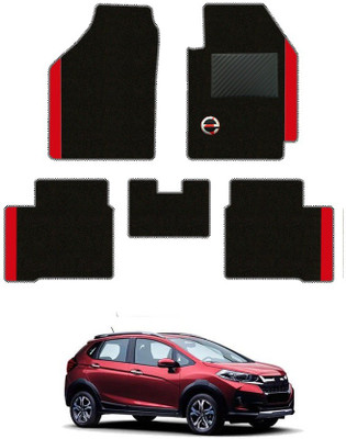 elegant Polypropylene Standard Mat For  Honda WR-V(Black, Red)