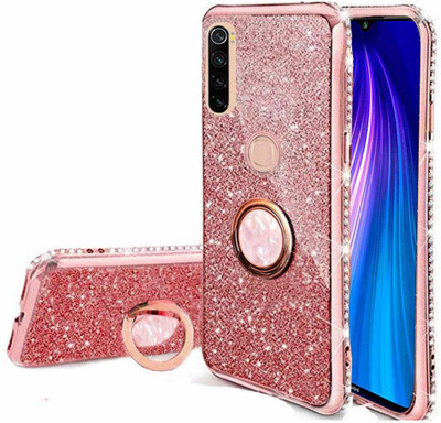 KC Back Cover for Mi Redmi Note 8(Pink, Cases with Holder, Silicon)