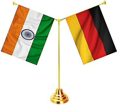UNIQ India :: Germany Rectangle Table Miniature Flag(Cotton)