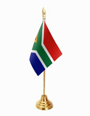 UNIQ South Africa Rectangle Table Miniature Flag(Cotton)